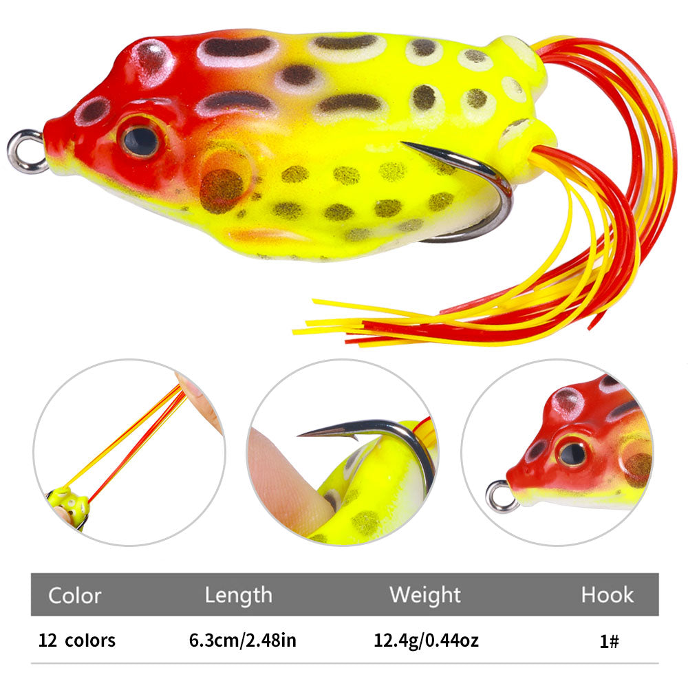 6.3CM 12.4G Frog Lures