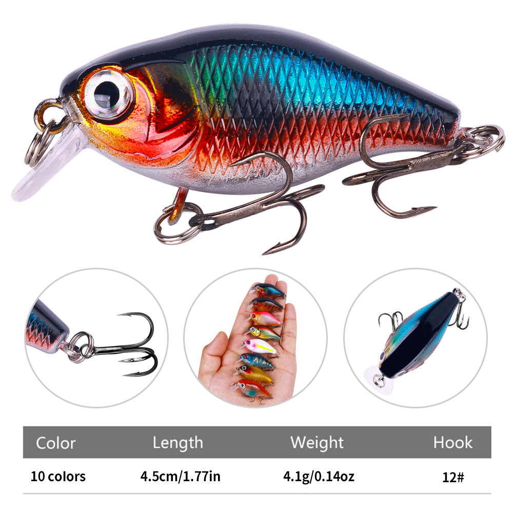 4.5cm 4g Mini Crankbait Lures