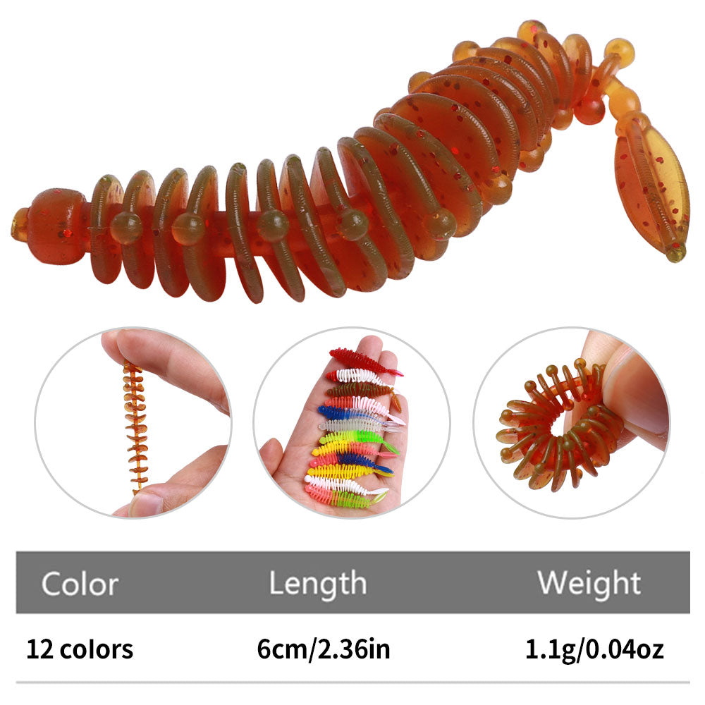 6cm Soft Tadpole baits 20pcs/Bag