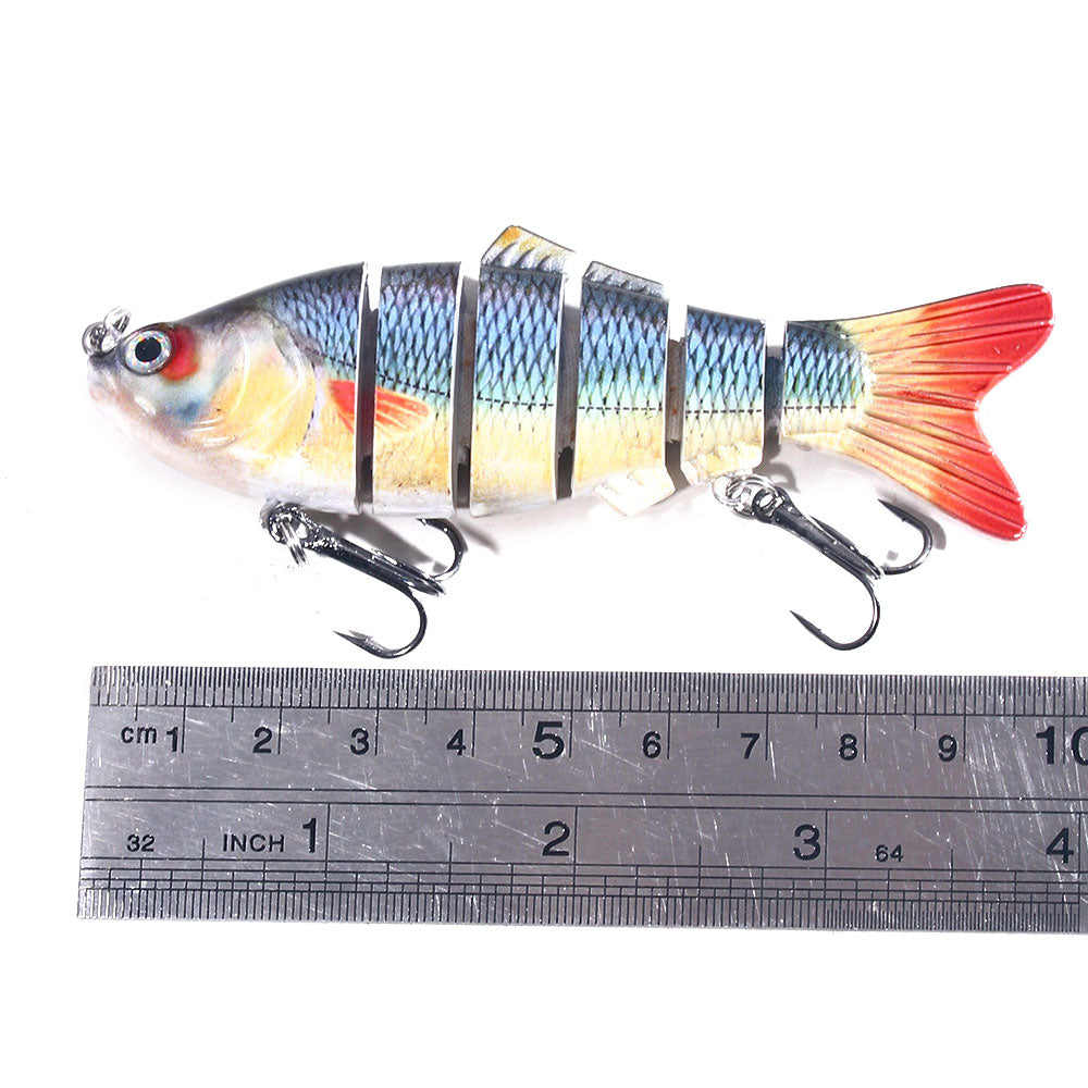 HENGJIA 10CM 18G 6 Section Lure Segment Jointed Swimbait