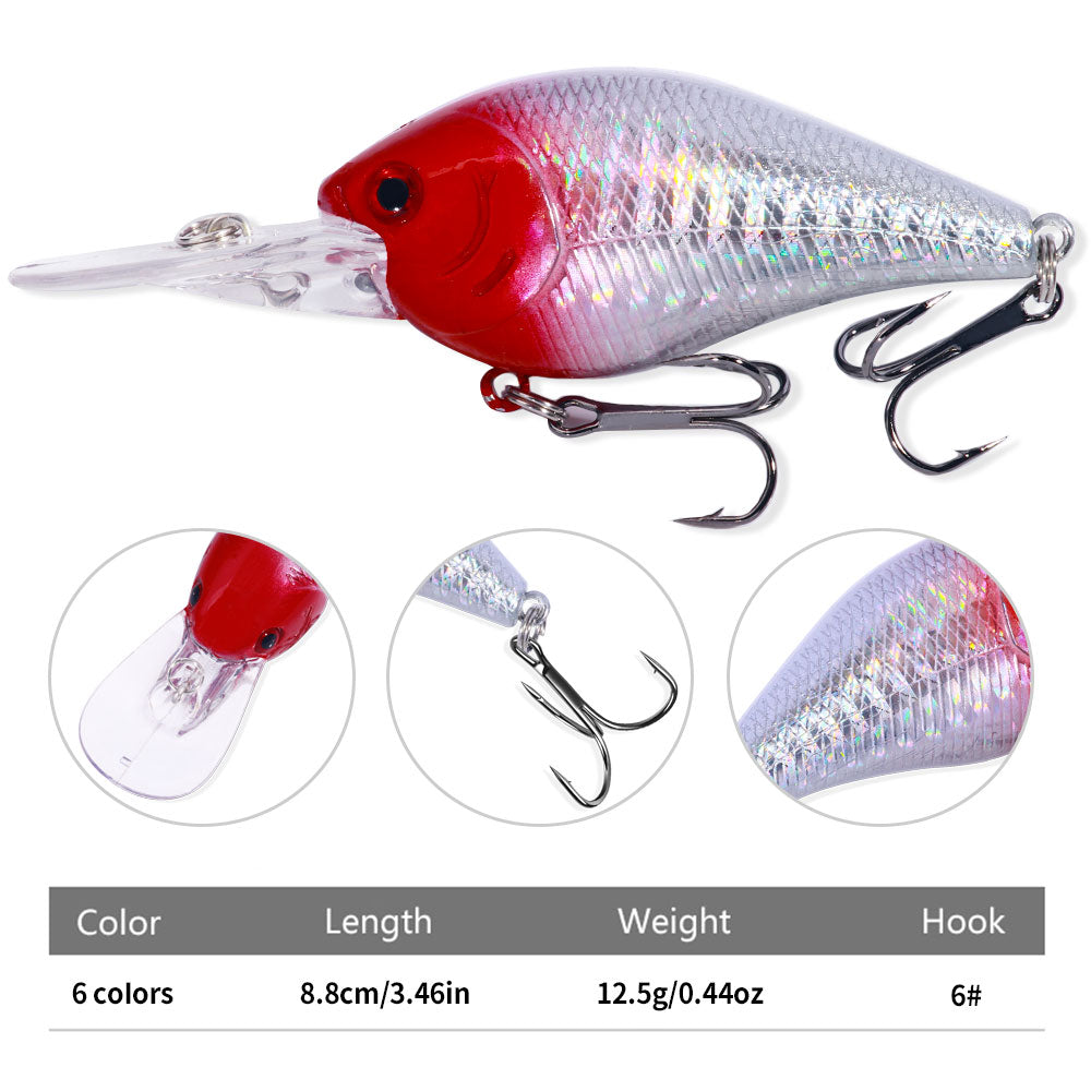 8.8CM 12.5G Crankbait Lures
