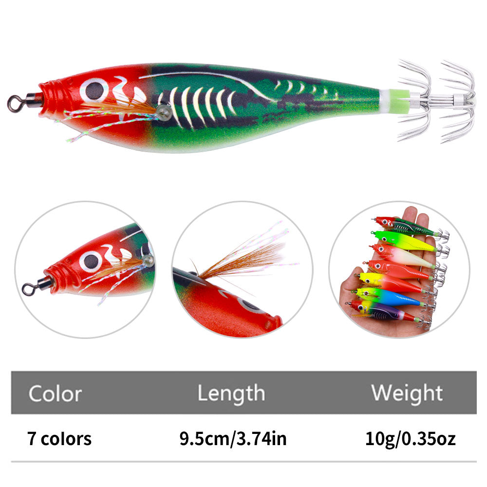 9.5CM 10G Luminous Squid Jig SJ051