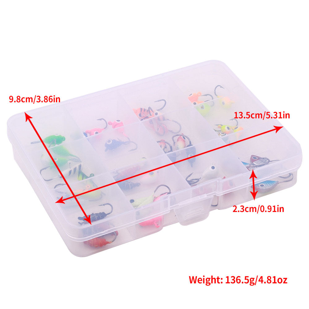 Mini Jig Hook Ice Fishing 46pcs/Set