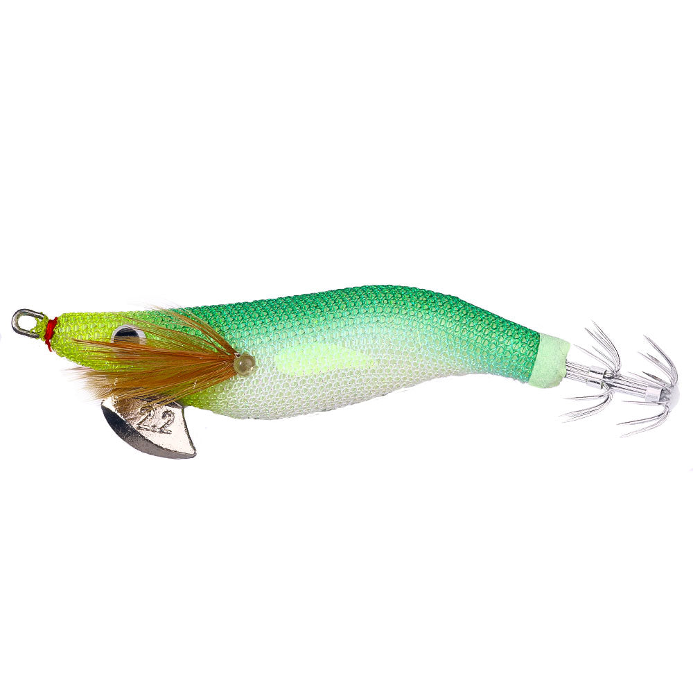 9.3CM 8.5G Luminous Squid Jig 2.2#