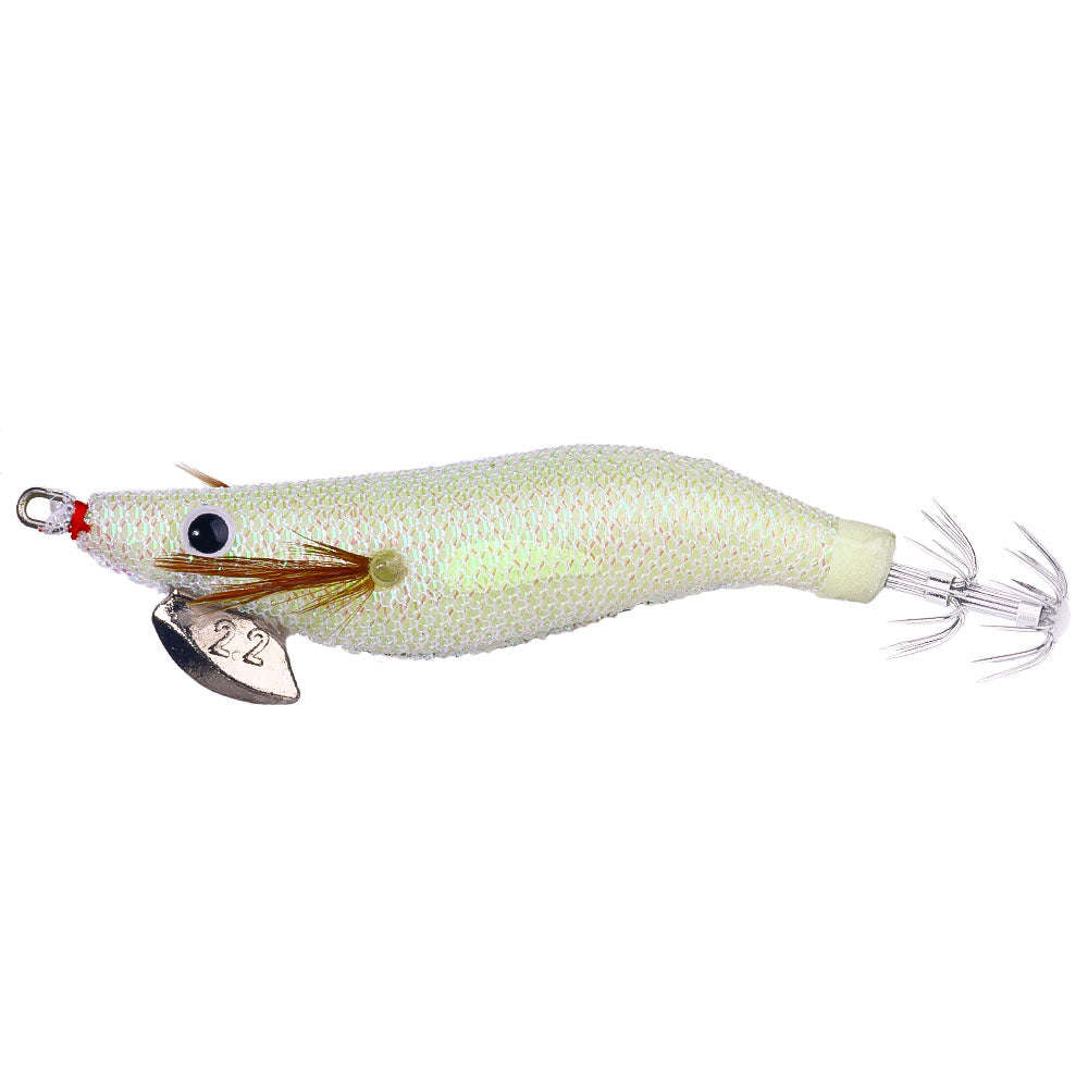 9.3CM 8.5G Luminous Squid Jig 2.2#