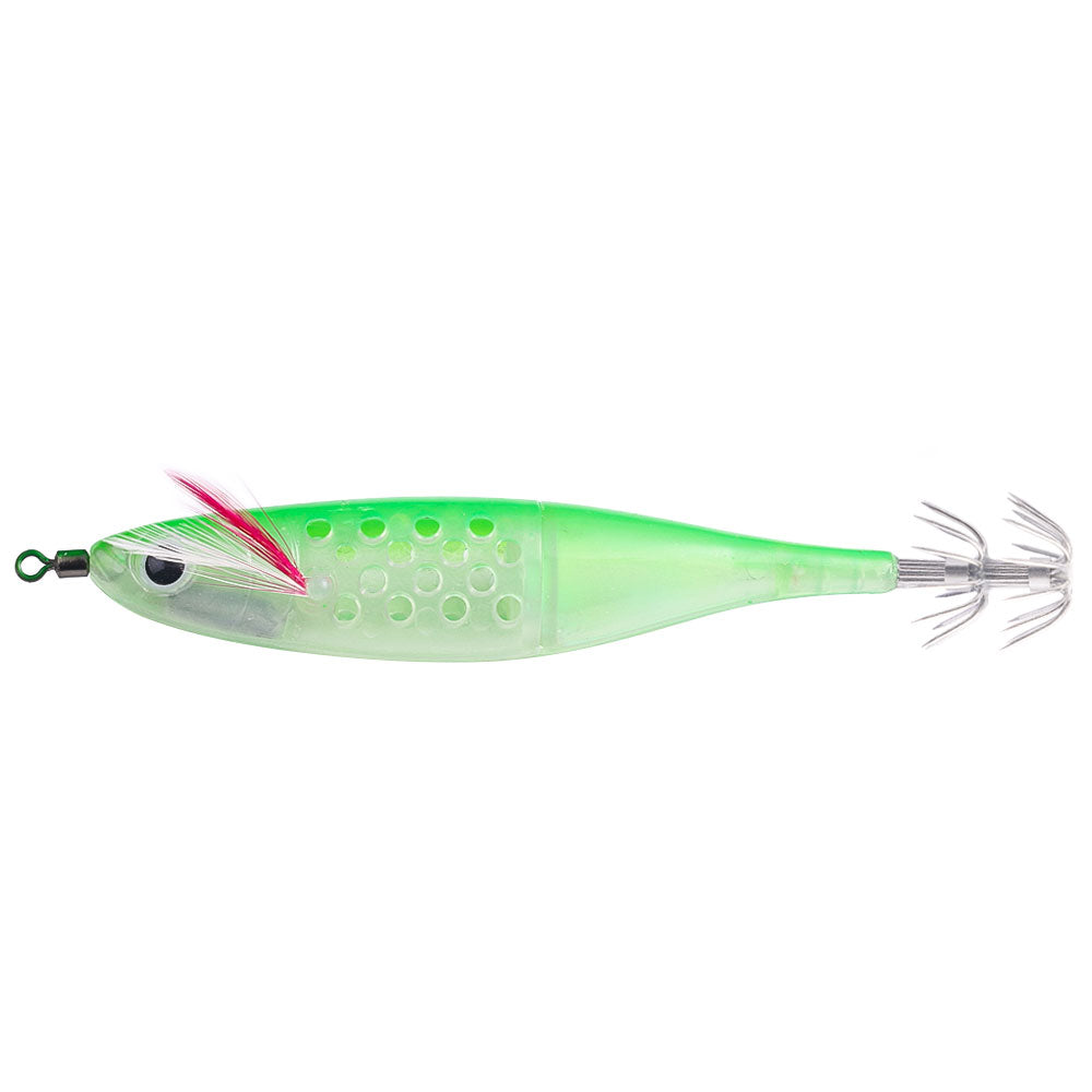 4.72inch 0.32oz Luminous Plastic Hollow Squid Jigs