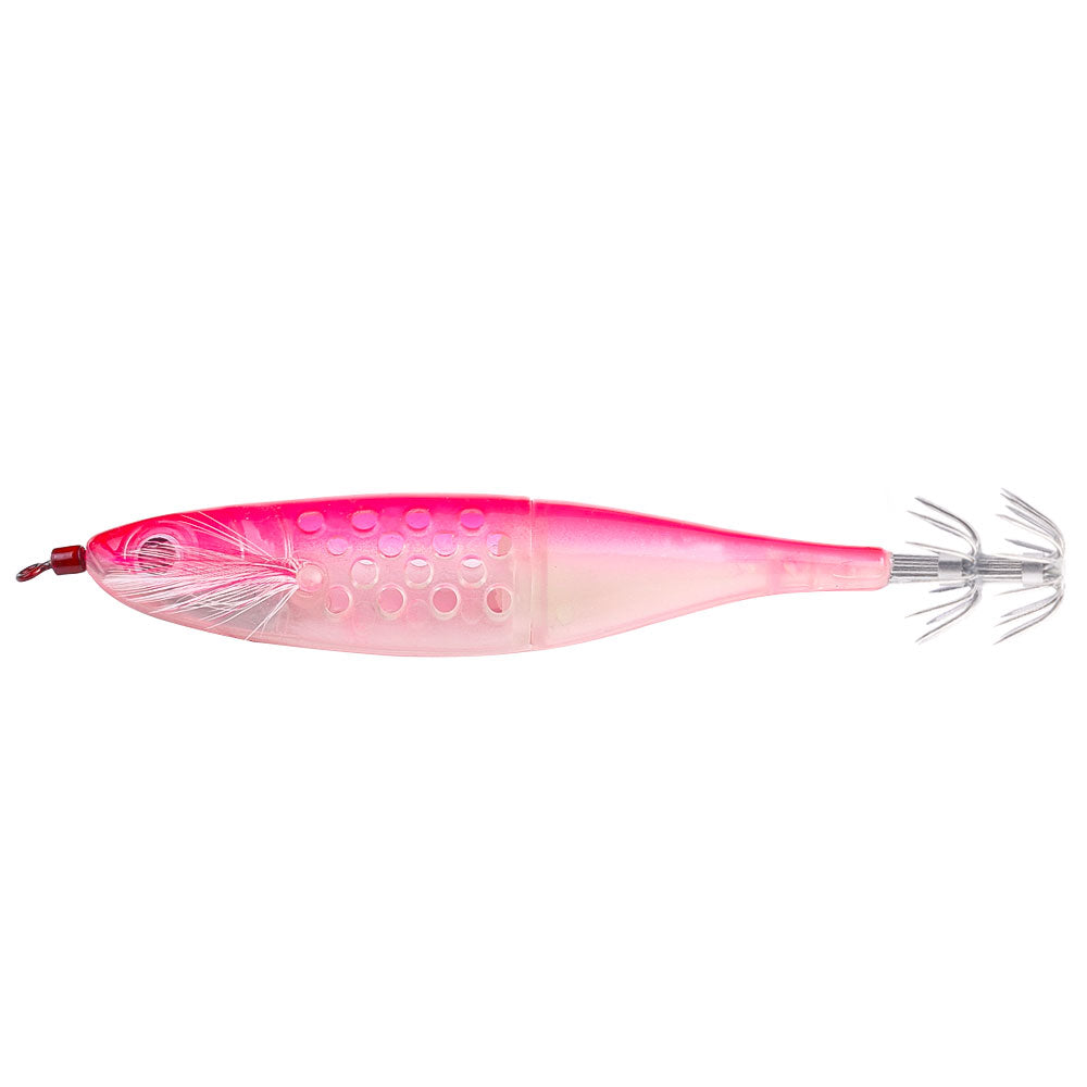 4.72inch 0.32oz Luminous Plastic Hollow Squid Jigs