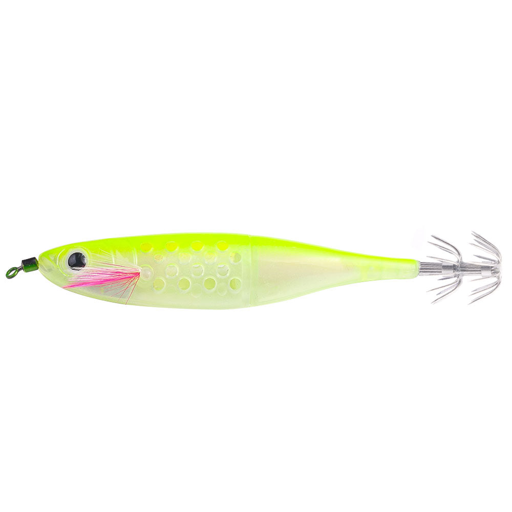 4.72inch 0.32oz Luminous Plastic Hollow Squid Jigs