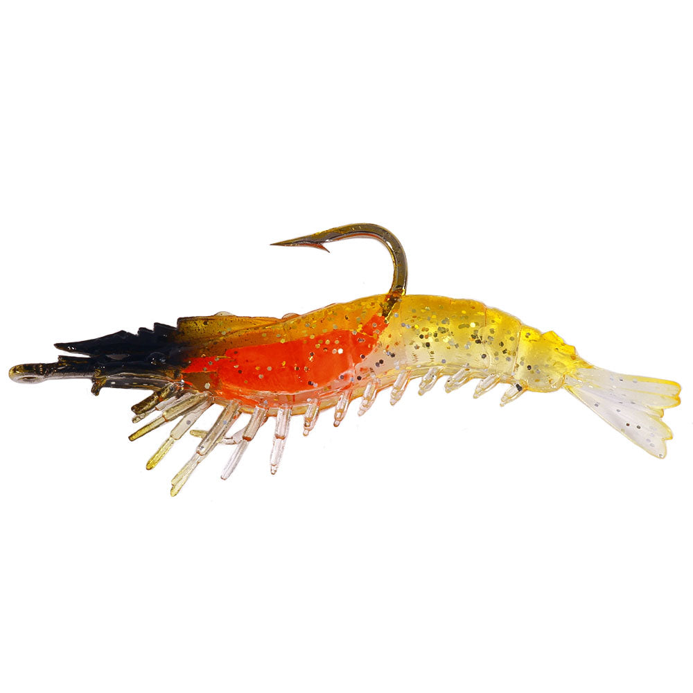 Rigged Jigs Soft Shrimp Lures 5pcs/bag