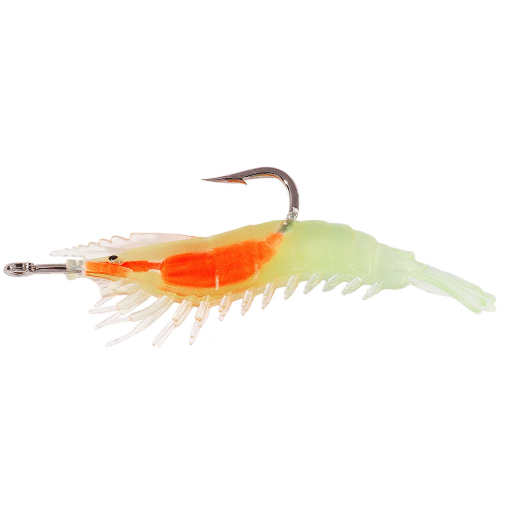 Rigged Jigs Soft Shrimp Lures 5pcs/bag