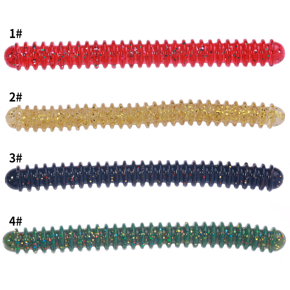 10.5CM 5.6G Worms Soft Lure 6pcs/Bag