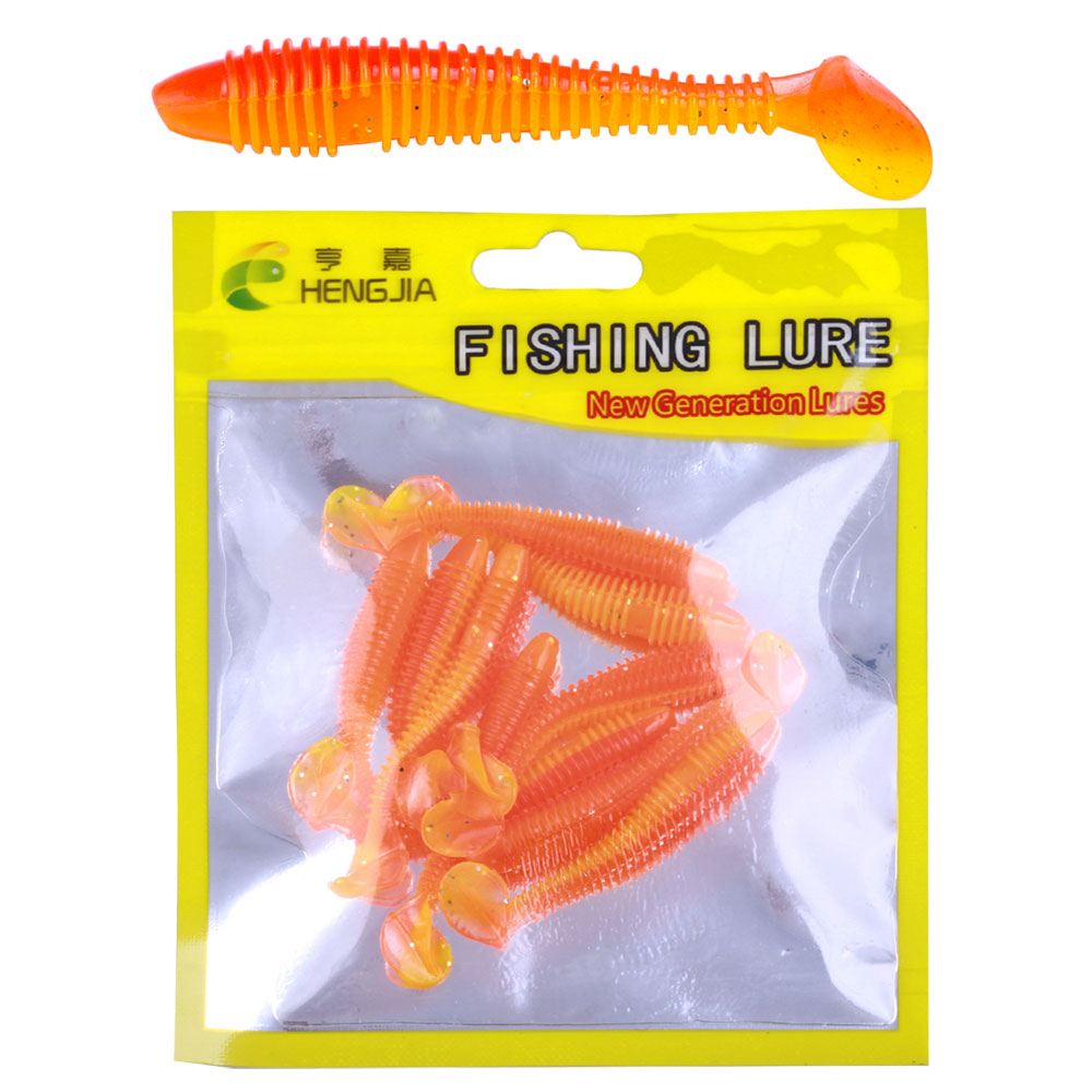 4.5cm 5.5cm 6.5cm 7.5cm Soft Pinfish Lure 10pcs/bag