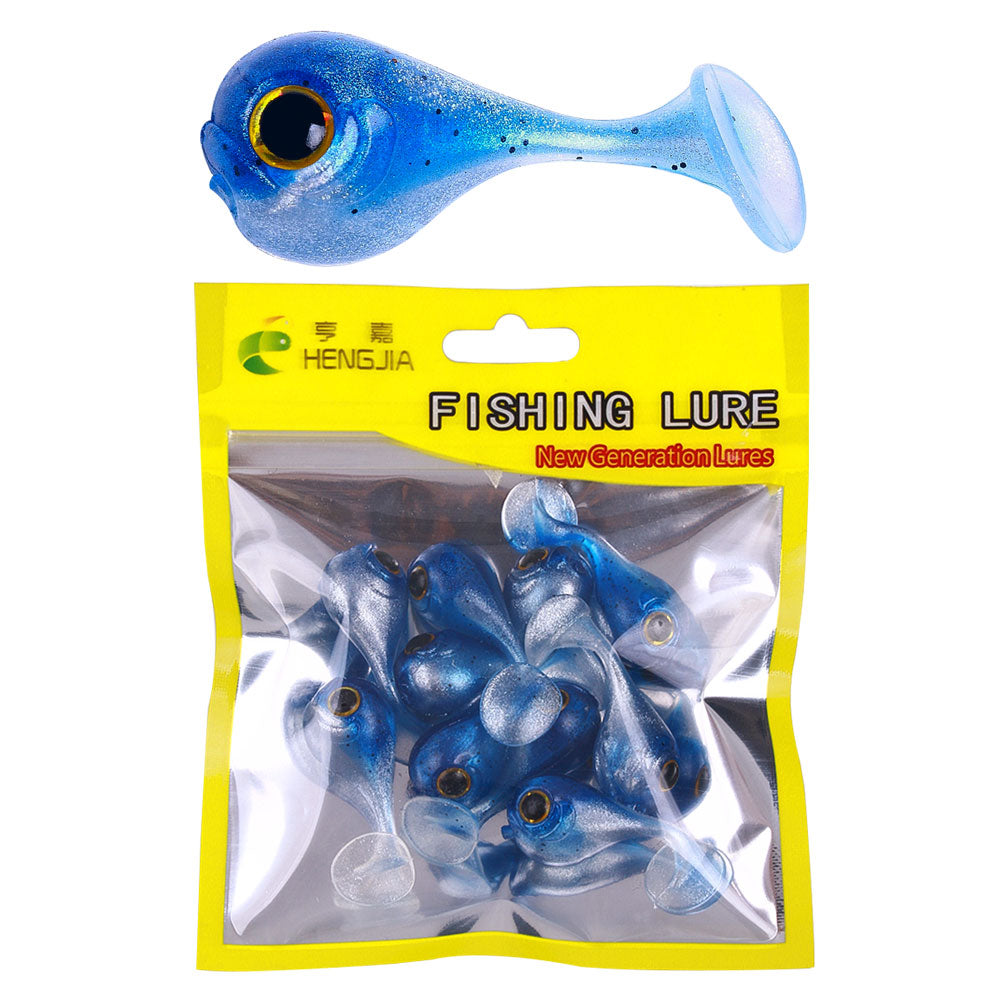 4.5cm Big Head Soft Lures, 10pcs/bag