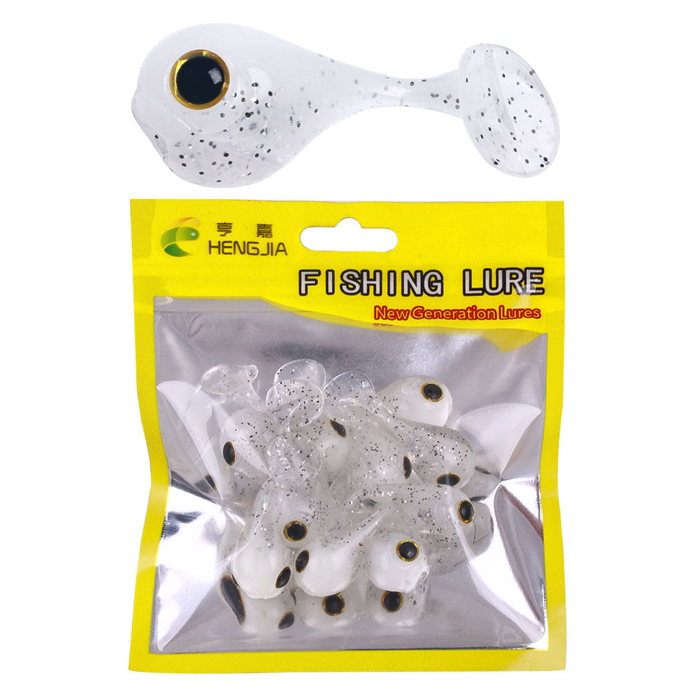 4.5cm Big Head Soft Lures, 10pcs/bag