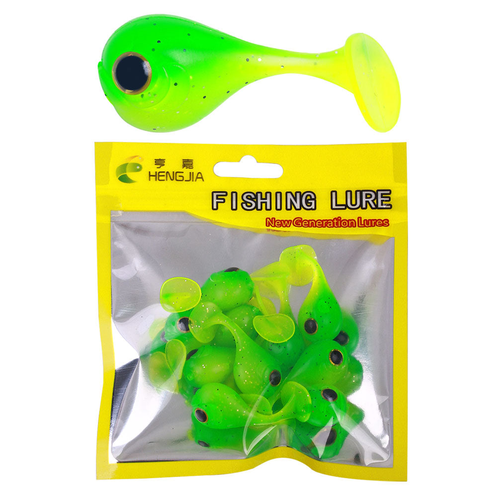 4.5cm Big Head Soft Lures, 10pcs/bag