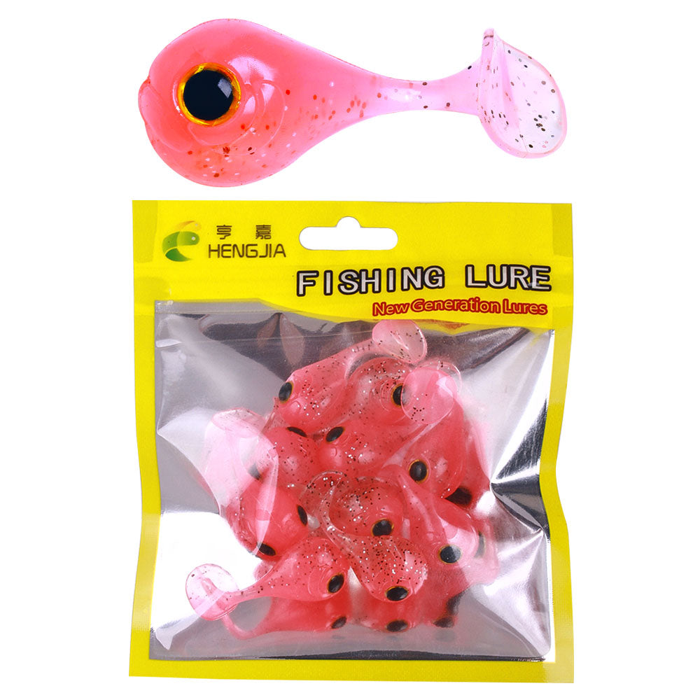 4.5cm Big Head Soft Lures, 10pcs/bag
