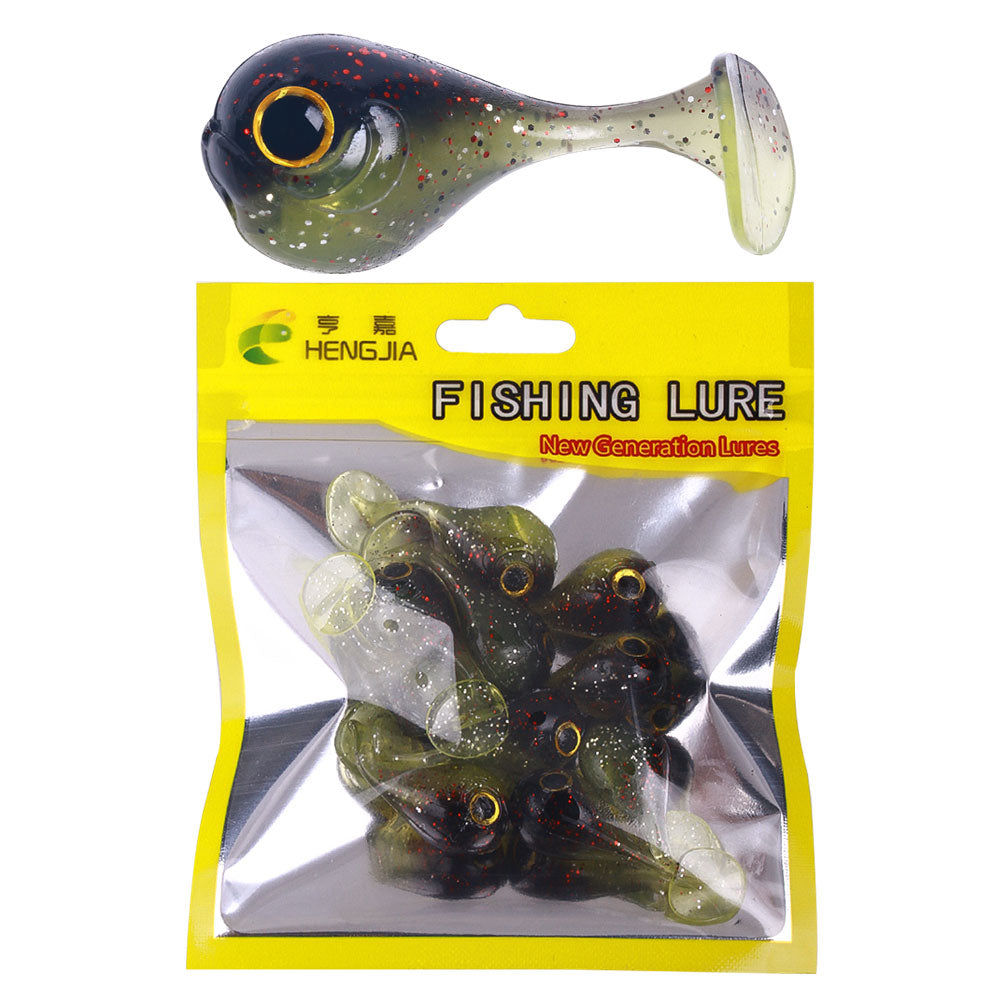 4.5cm Big Head Soft Lures, 10pcs/bag