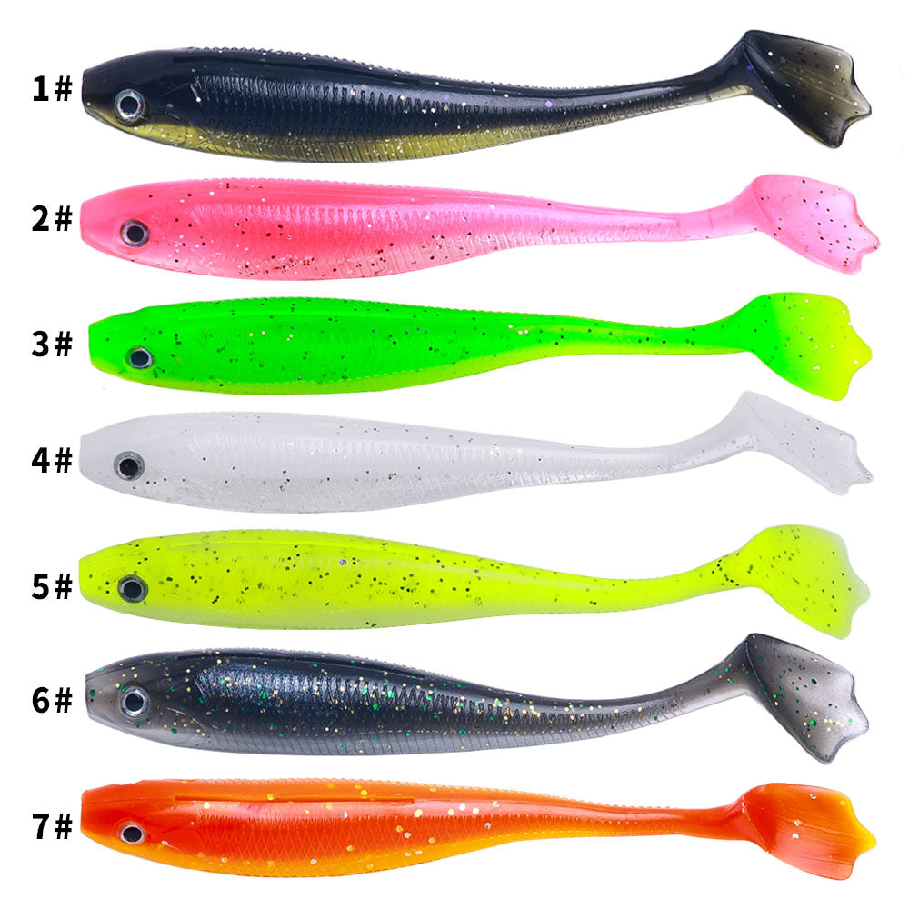 7.5CM 10.5CM Soft Minnow Bait, 6pcs/bag