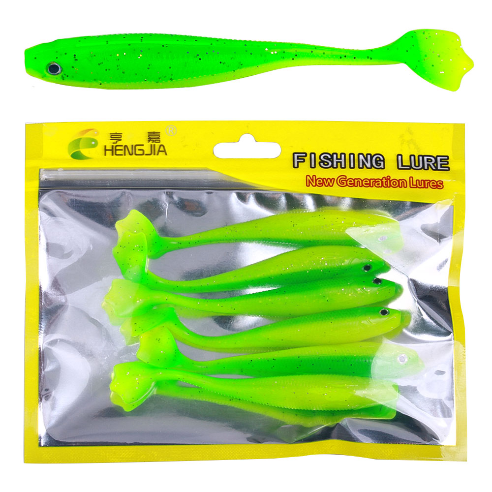 7.5CM 10.5CM Soft Minnow Bait, 6pcs/bag