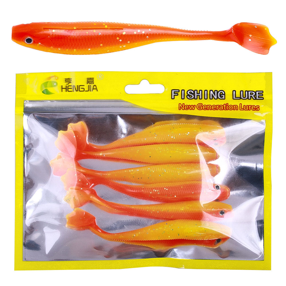 7.5CM 10.5CM Soft Minnow Bait, 6pcs/bag