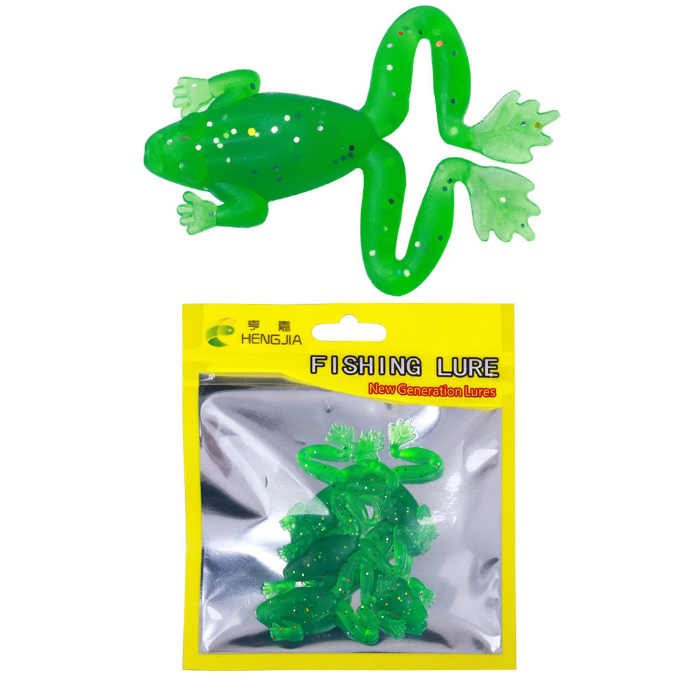 5.5CM Soft Frog Bait, 5pcs/bag