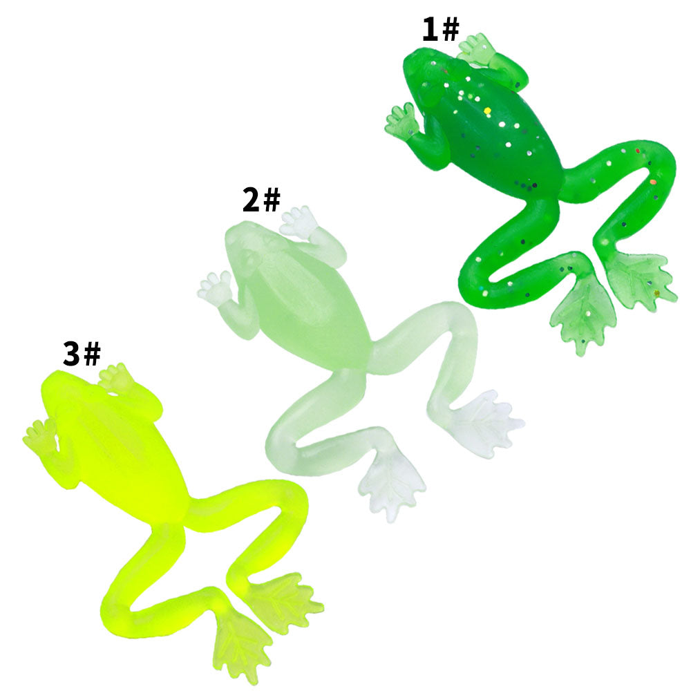5.5CM Soft Frog Bait, 5pcs/bag