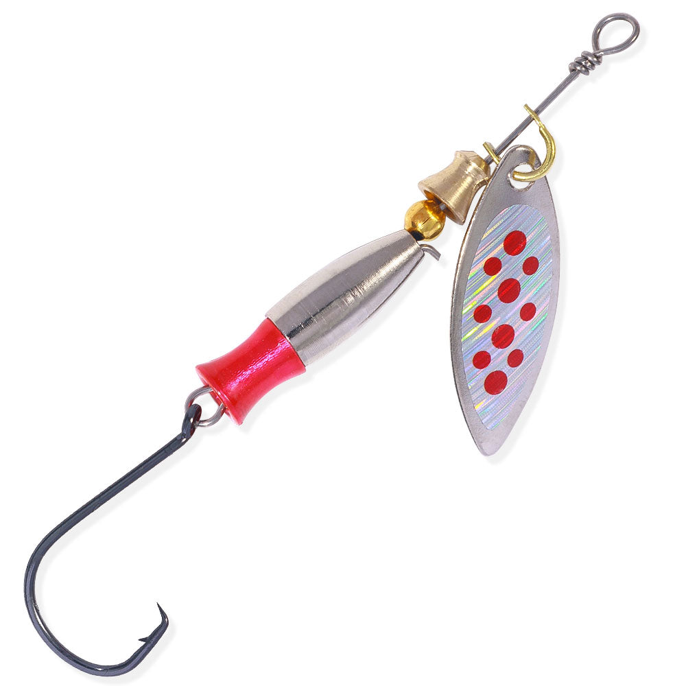  AGadget Metal Fishing Baits Spinner 4PCS/Lot Heavy Lead Baits  Sharp Treble Hook 360 Rotating Propeller Spoon Bass Trout Salmon Metal Baits  11g/0.38oz : Sports & Outdoors