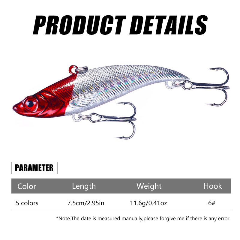 7.5cm 11.6g Hard Plastic VIB