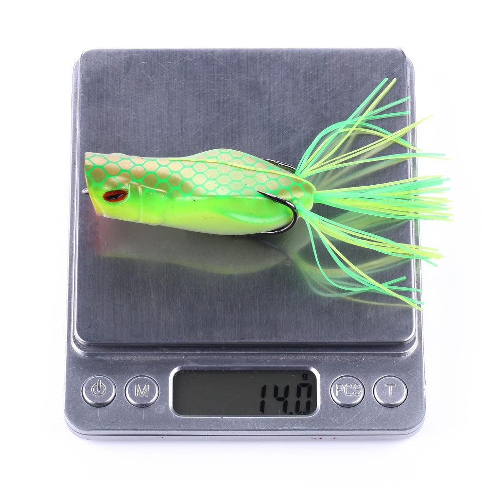 5pcs box set HENGJIA 2 3/4in 1/2oz Soft Frog Lure Bait