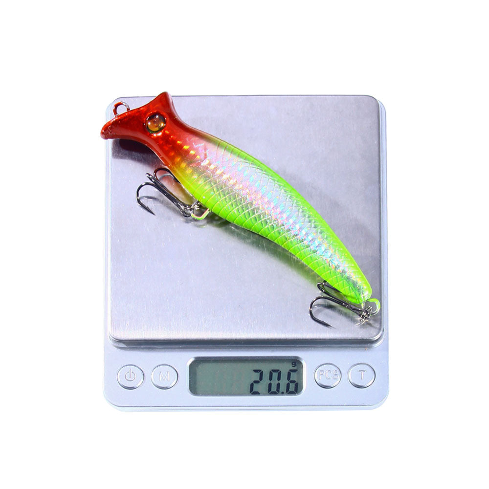 12.5cm 20g Wide Mouth Popper Lure