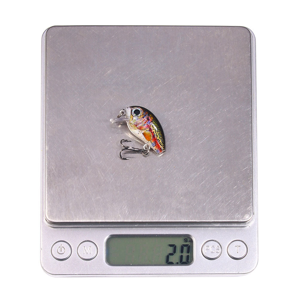 5PCS Set 2.8CM 2G HENGJIA Small Crankbait Kits