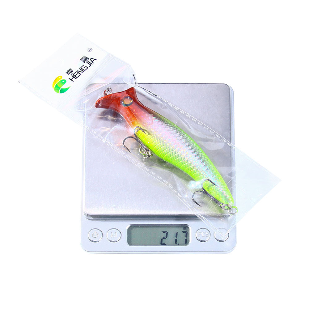 12.5cm 20g Wide Mouth Popper Lure