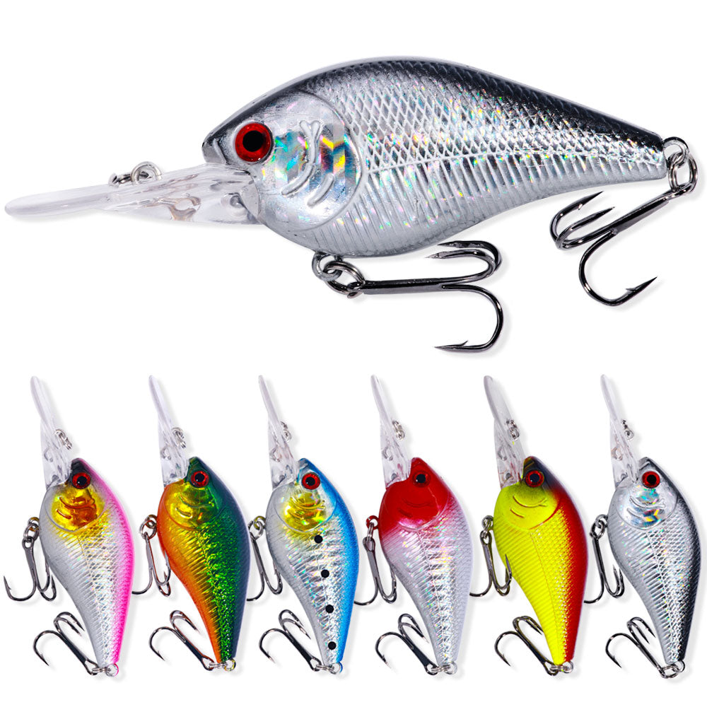 Mixed ABS Plastic Crankbait Crankbait Lures 4.5cm/4g Artificial Print Hard  Bait With 10# 2 Hook Tackle K1623 From Evlin, $0.7