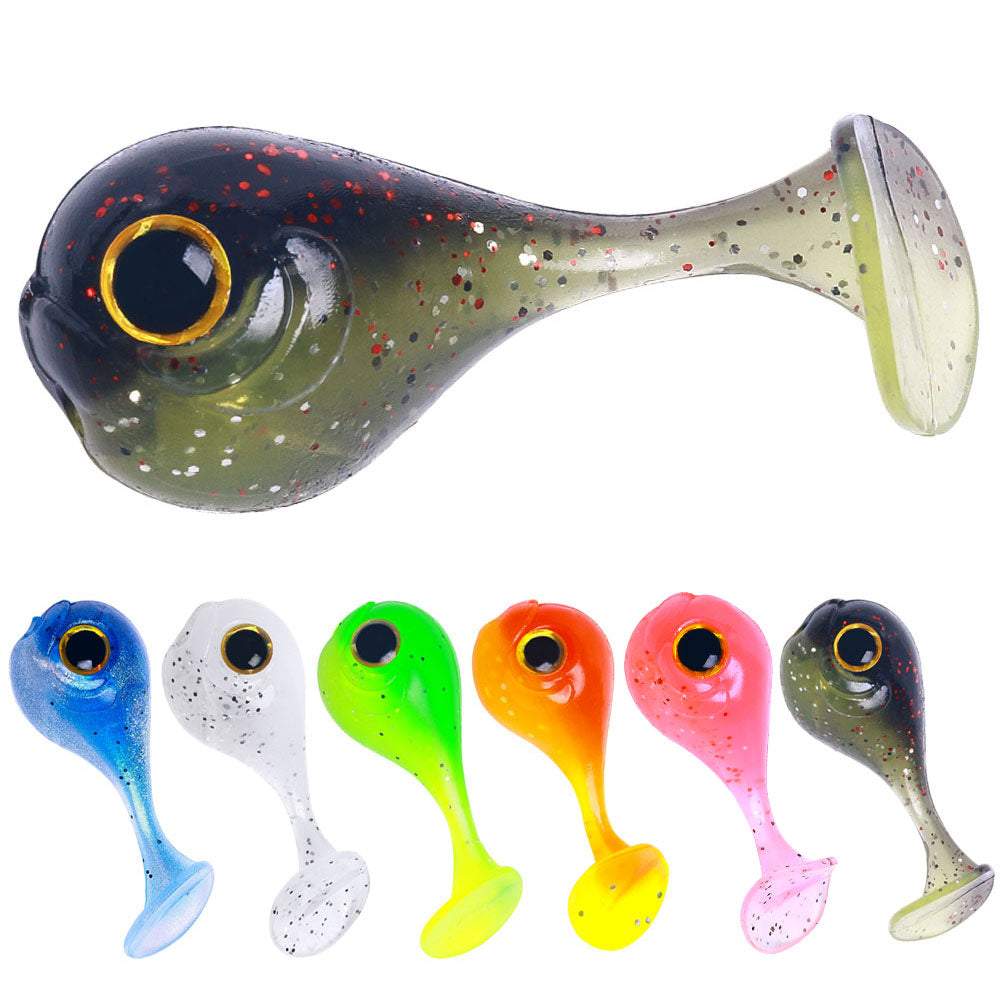 4.5cm Big Head Soft Lures, 10pcs/bag