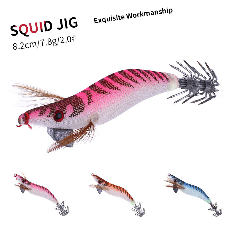 8.2CM 7.8G Shrimp Jigs, 2.0#