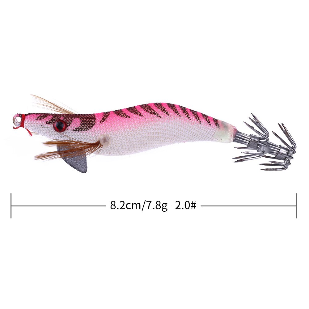8.2CM 7.8G Shrimp Jigs, 2.0#