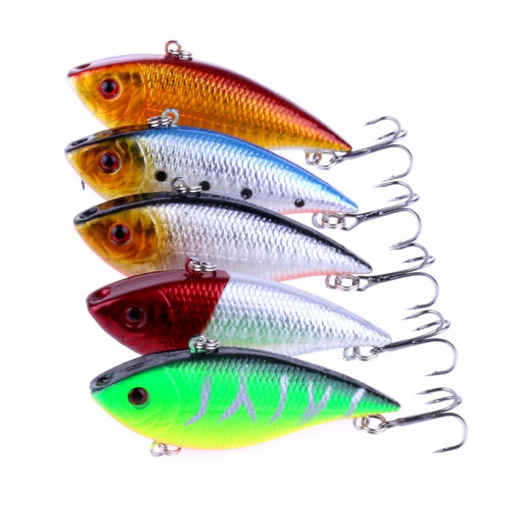 1pc-11g/7cm-Diving-VIB-Fishing-Lure-Lipless-Swimbait-Crankbait-HENGJIA