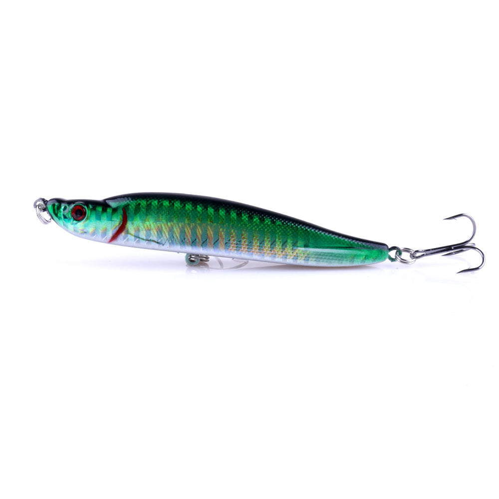 Pencil-Lure-Plastic-Pike-Bass-Hard-Lure-Wobbler-Fishing-Tackle-HENGJIA