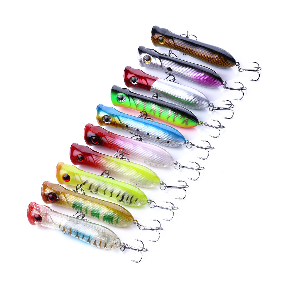 Topwater-Floating-Popper-Bait-Boat-Artificial-Hard-Pike-lure-HENGJIA