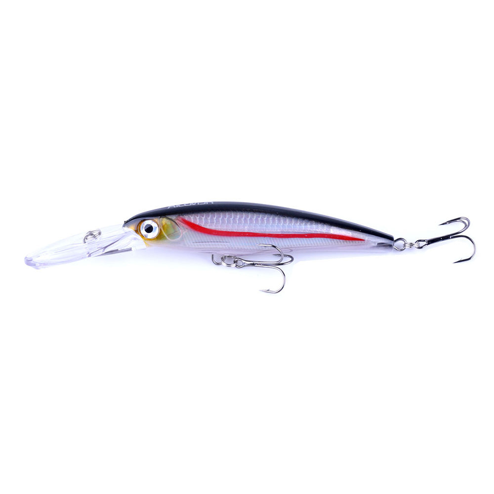 Diving-Minnow-Bait Hard-Lures-Plastic-Wobbler-Fishing-Tackle-HENGJIA