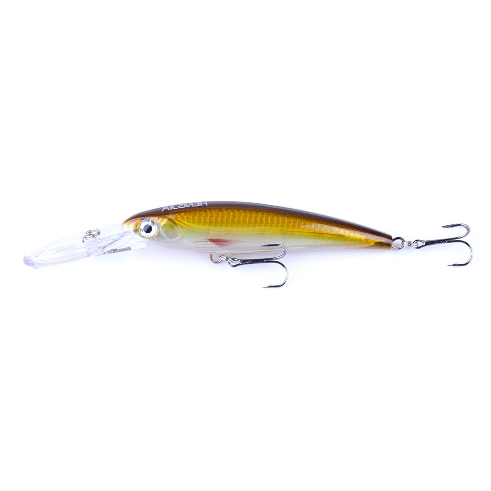 Diving-Minnow-Bait Hard-Lures-Plastic-Wobbler-Fishing-Tackle-HENGJIA
