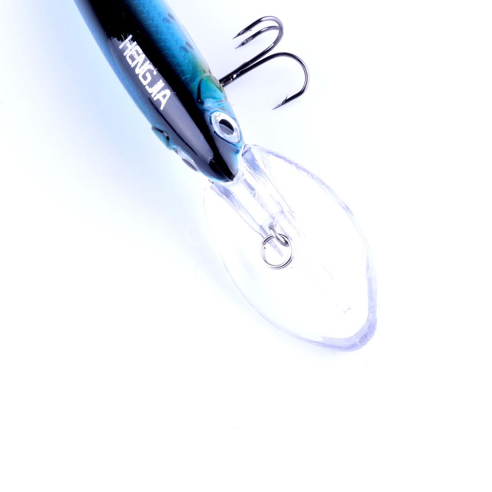 Diving-Minnow-Bait Hard-Lures-Plastic-Wobbler-Fishing-Tackle-HENGJIA