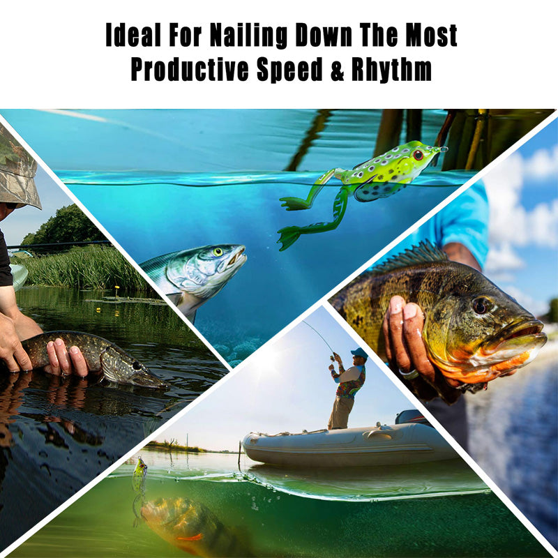 5.5CM 15.5G Topwater Frog Lure 5pcs/Set