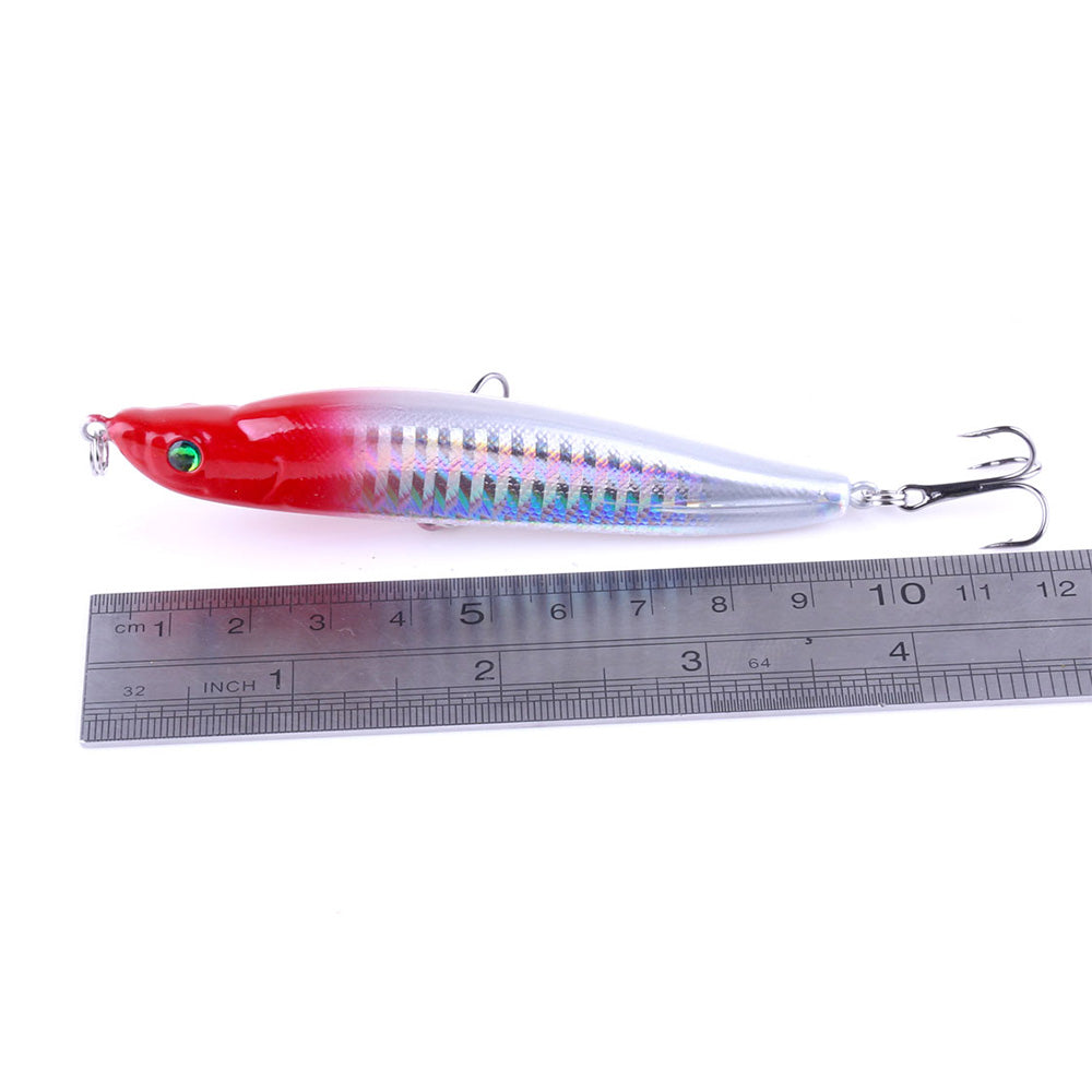 Pencil-Lure-Plastic-Pike-Bass-Hard-Lure-Wobbler-Fishing-Tackle-HENGJIA