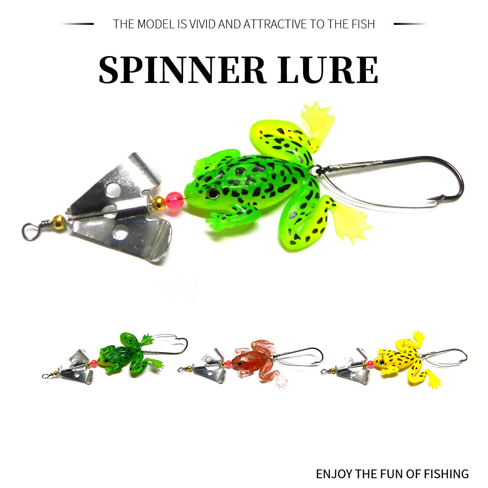 4 1/2in 2/9oz Frog Soft Spinner