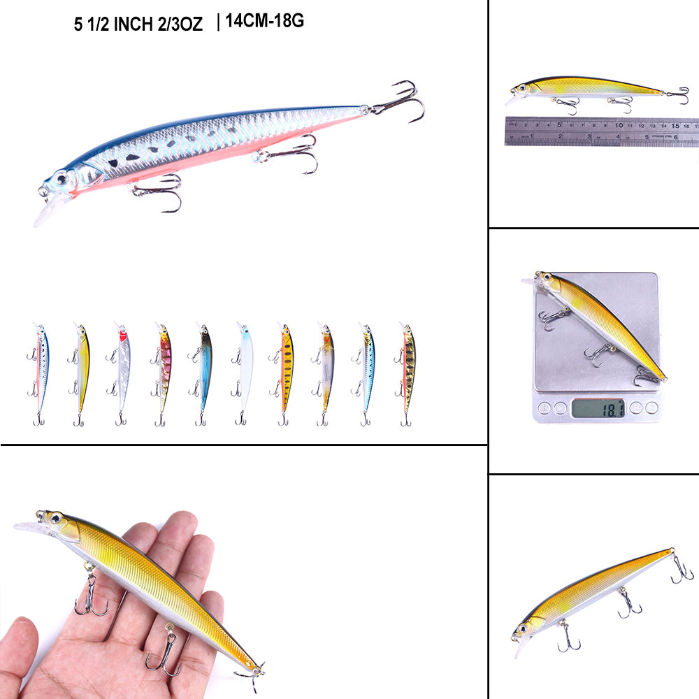 Laser Saltwater Minnow Lure Baits