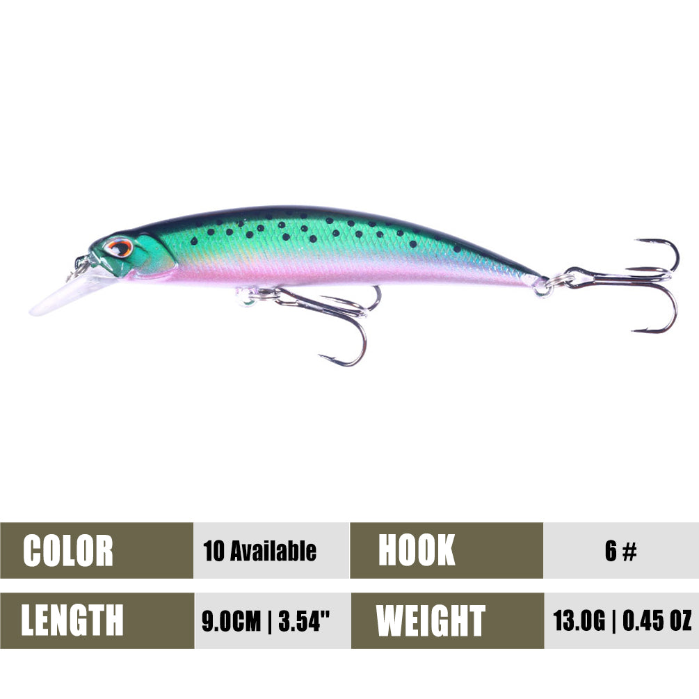 3.54'' 0.45oz Sinking Minnow