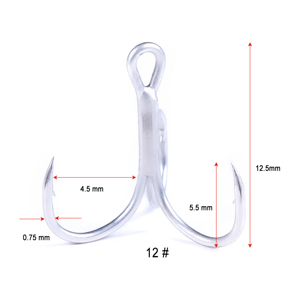 Treble Hooks Kits High Carbon Steel Hooks