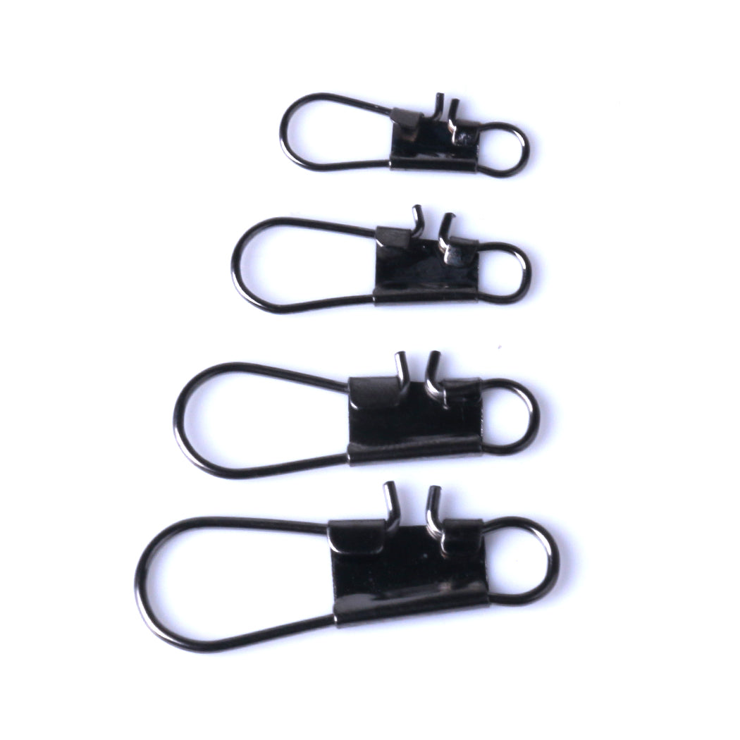 50PCS/Lot-Fishing-Connector-with-Snap-Fishhook-Lure-Tackle-HENGJIA