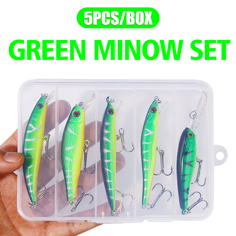 Minnow Lure Box Set 5pcs/Box